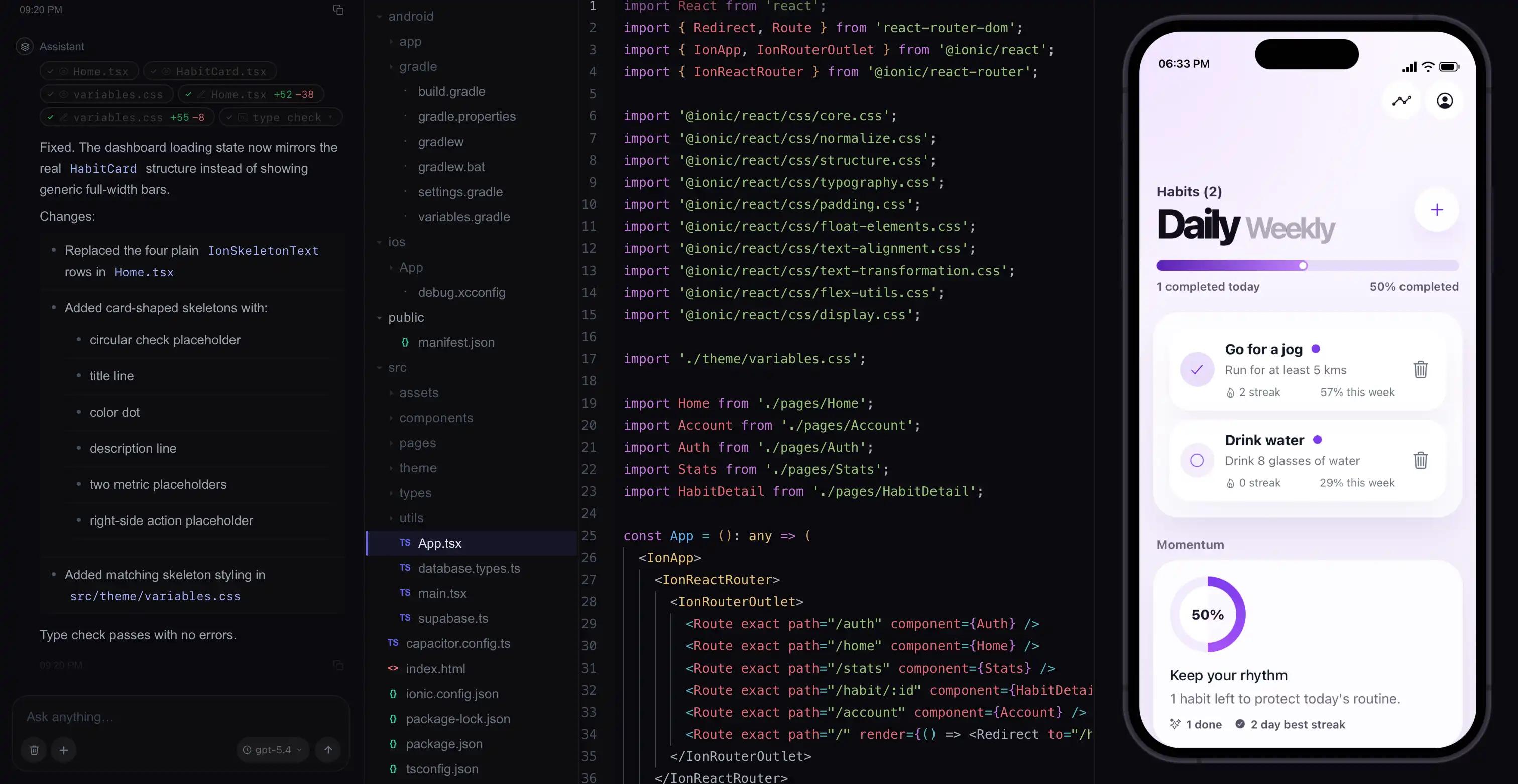 Appcakes builder workspace